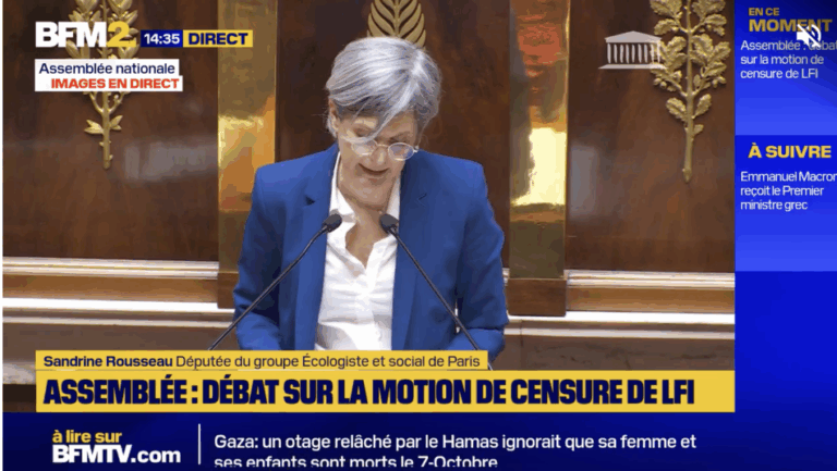 “Vous mangez à la table de l’extrême droite”: le tacle de Sandrine Rousseau à François Bayrou