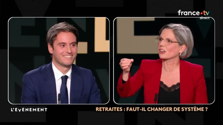 Retraites : débat avec Gabriel Attal sur France 2