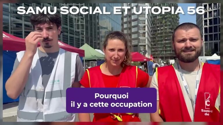 En soutien à la mobilisation et la grève au Samusocial de Paris